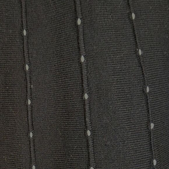 SPENSE Sweater Skirt Black and White Knit Pleated, Size XL - Picture 6 of 8